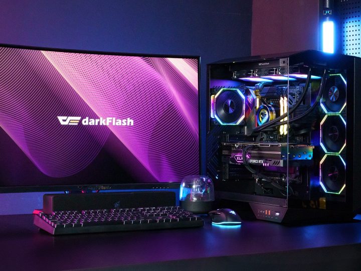 DarkFlash Redefines PC Case Design with Enhanced Top-Mounted Water Cooling in DY470 ATX