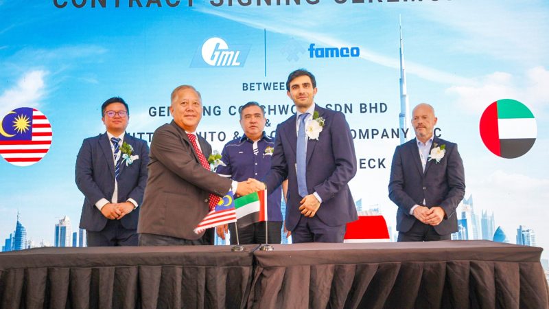 FAMCO And Malaysia’s GML Sign Contract for 76 Double-Decker Buses To Expand Dubai’s Public Transportation Fleet