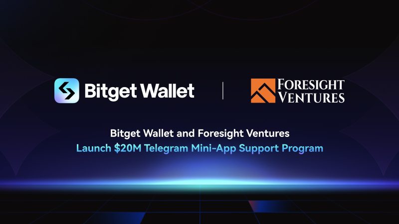 Bitget Wallet Launches $20M Telegram Mini-App Support Program with Foresight Ventures