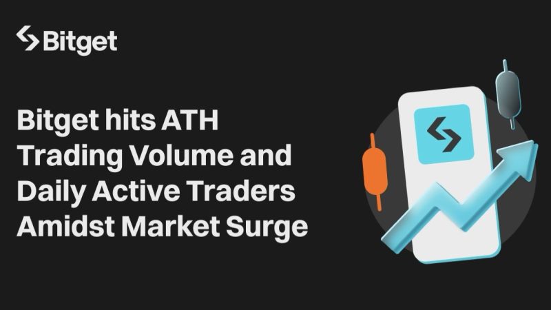 Bitget hits ATH Trading Volume and Daily Active Traders Amidst Market Surge