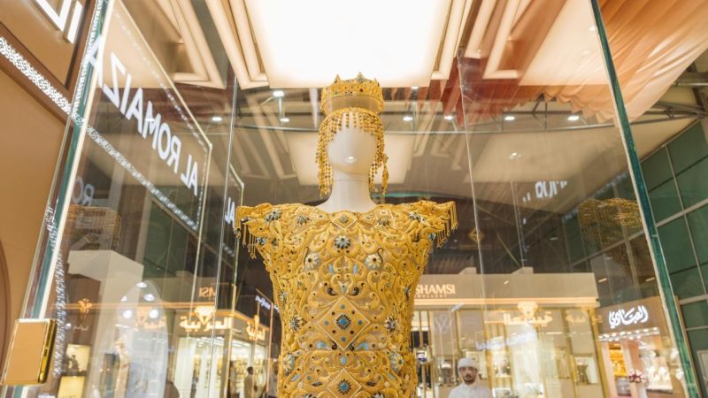 Dubai Dress by “Al Romaizan” Enters Guinness World Records for Heaviest Gold Dress