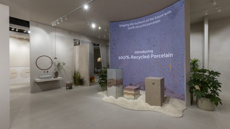 VitrA Tiles at Cersaie 2025: Pioneering “100% Recycled Porcelain Tile” among innovation and immersive experiences