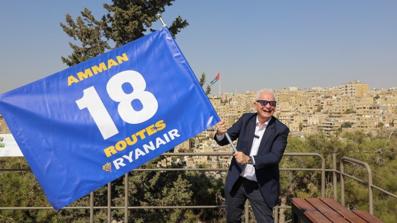 Ryanair Launches Record Winter Schedule to Amman and Unveils Major Investment Plan for Jordan