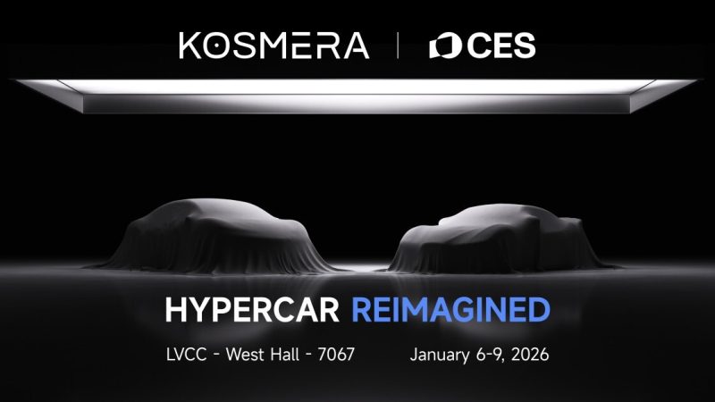 CES 2026 Preview: Kosmera Prototype Debuts, Redefining the Intelligent Hypercar