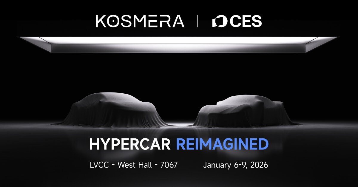 CES 2026 Preview: Kosmera Prototype Debuts, Redefining the Intelligent Hypercar