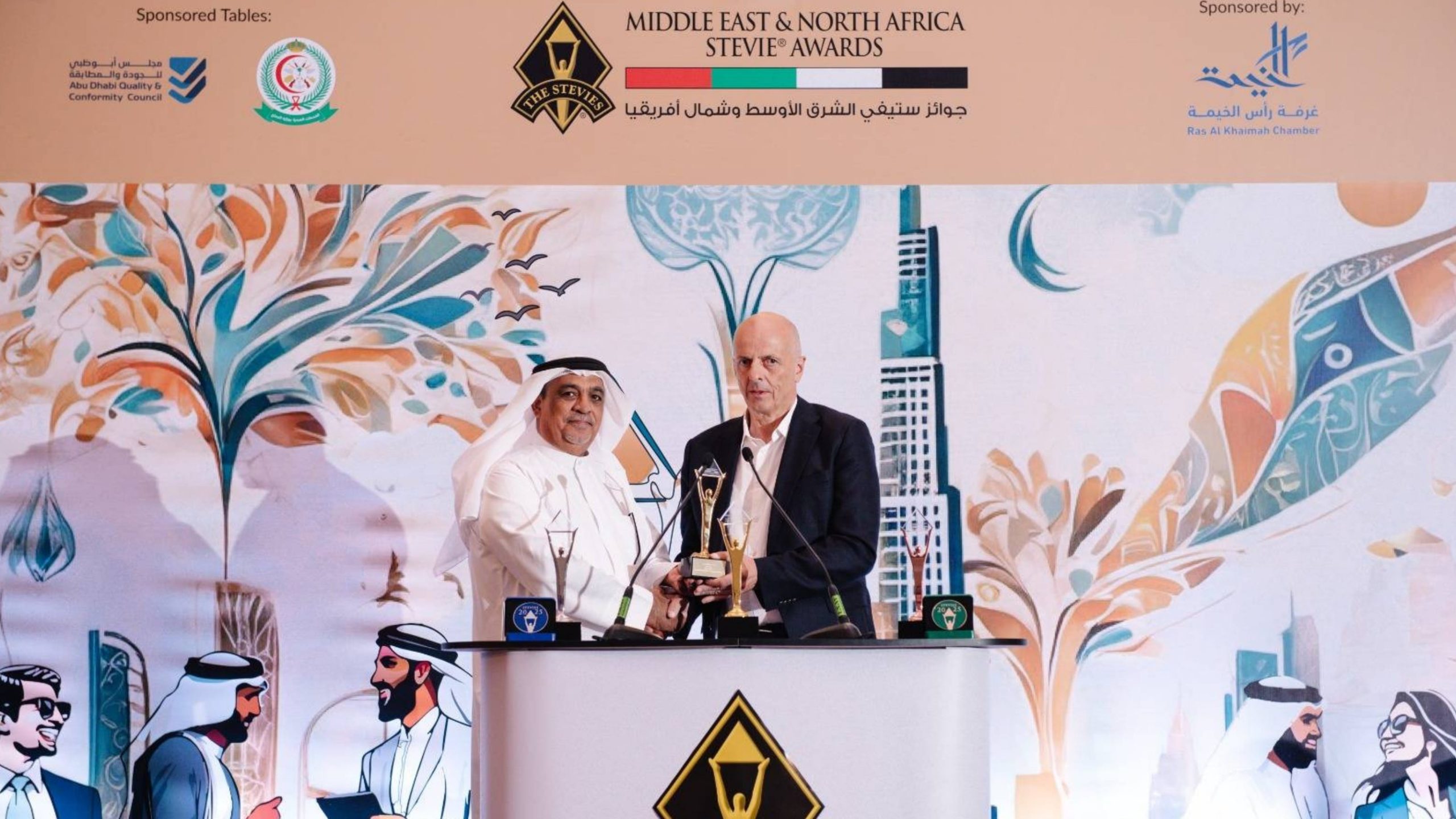  الإعلان عن الفائزين بجوائز ستيفي الشرق الأوسط وشمال أفريقيا لعام ٢٠٢٦